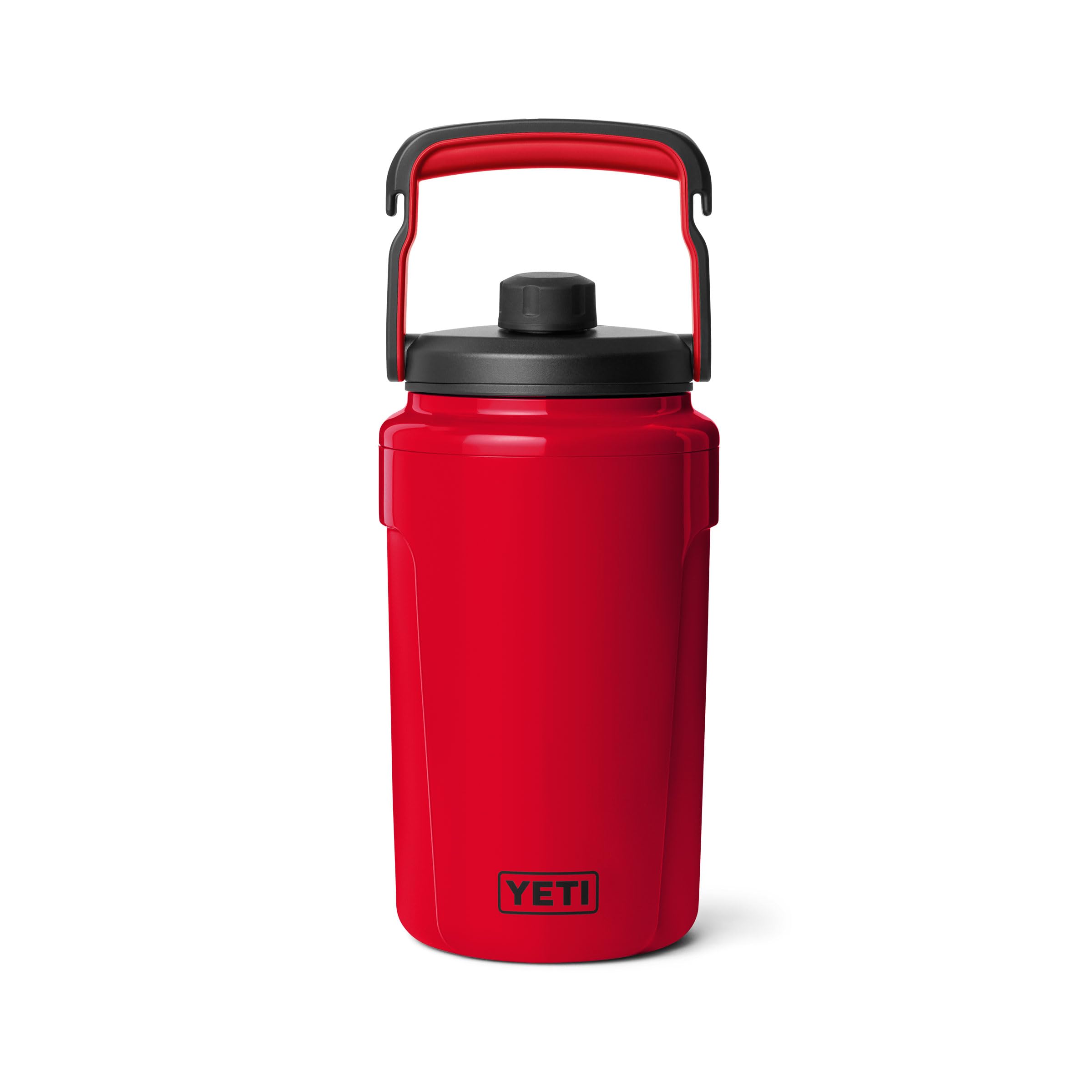 YETI Half Gallon Insulated Chug Cap Water Jug – Leakproof, Lightweight Sports Bottle with Fence Hook Handle – Keeps Drinks Ice-Cold – Ideal for Gym, Sports & Tournaments