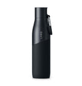 LARQ Bottle Movement Filtered - Lightweight Non-Insulated Stainless Steel Water Bottle BPA Free with Nano Zero Technology and Long-Lasting Filters, Black/Onyx, 24oz