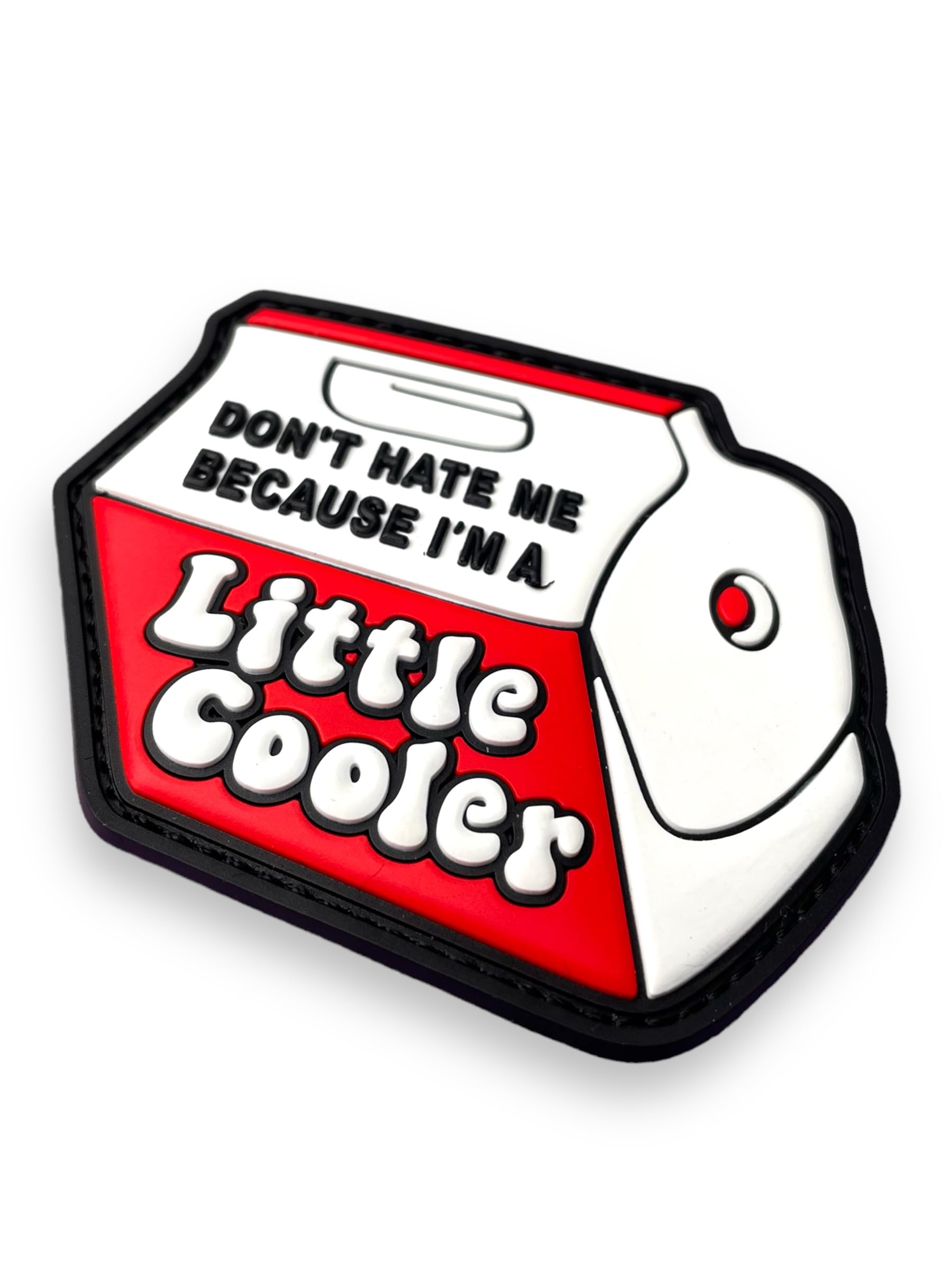 Jestik PVC Patch, Funny Patches, Humorous Tactical Morale Patch with Hook and Loop Fastener, Cute Patches for Backpacks, Military Uniforms, Jeans, Jackets, Vests, Hats & More - Never Go Full