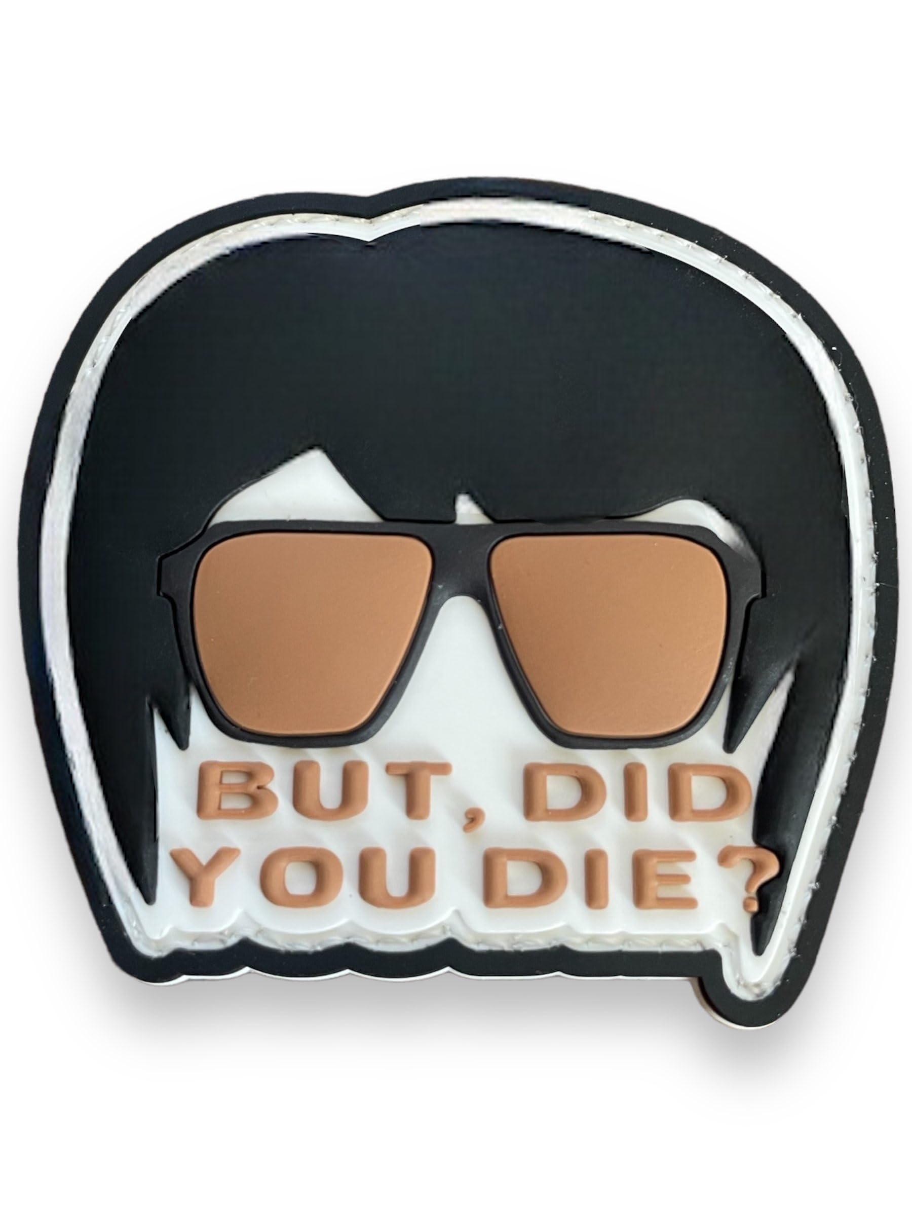 Jestik PVC Patch, Funny Patches, Humorous Tactical Morale Patch with Hook and Loop Fastener, Cute Patches for Backpacks, Military Uniforms, Jeans, Jackets, Vests, Hats & More - Never Go Full