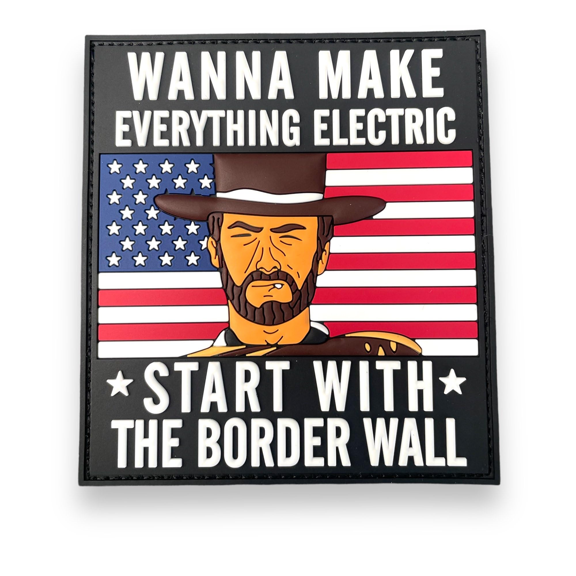 Jestik PVC Patch, Funny Patches, Humorous Tactical Morale Patch with Hook and Loop Fastener, Cute Patches for Backpacks, Military Uniforms, Jeans, Jackets, Vests, Hats & More - Never Go Full