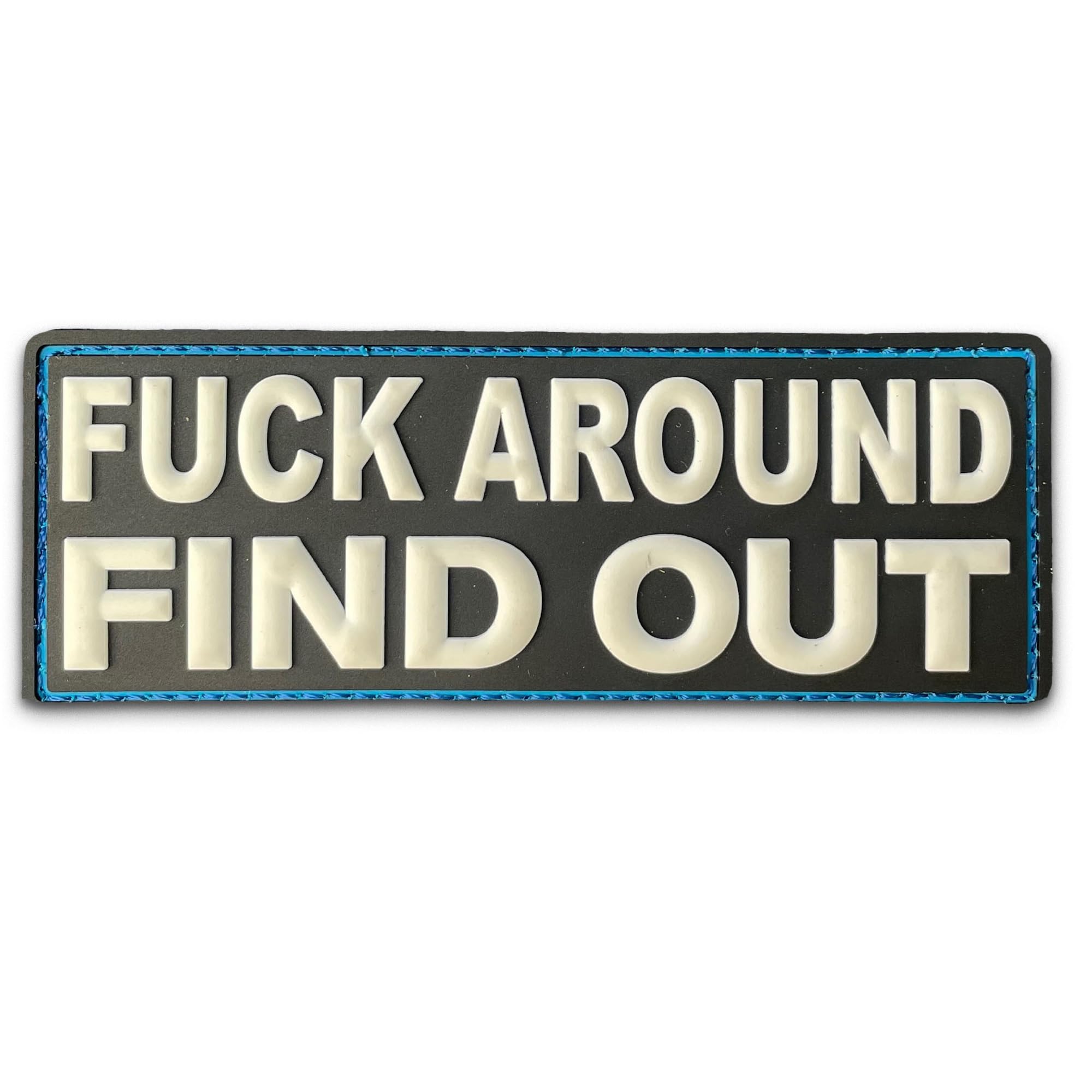 Jestik PVC Patch, Funny Patches, Humorous Tactical Morale Patch with Hook and Loop Fastener, Cute Patches for Backpacks, Military Uniforms, Jeans, Jackets, Vests, Hats & More - Never Go Full