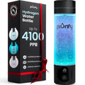 Hydrogen Water Bottle Generator - Up to 4100+ PPB - SPE/PEM Technology - Certified H2 Generator - Portable Athletic Performance & Hydration System - 6-Hour Hydrogen Retention, 10 oz (Turquoise)
