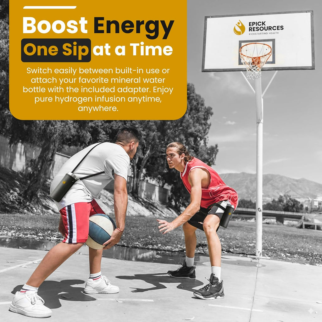 Premium Hydrogen Water Bottle Generator up to 4200 PPB with Latest SPE/PEM Technology 9.5oz Hydrogen Water Bottle Ionizer for Home, Office, Gym & Travel